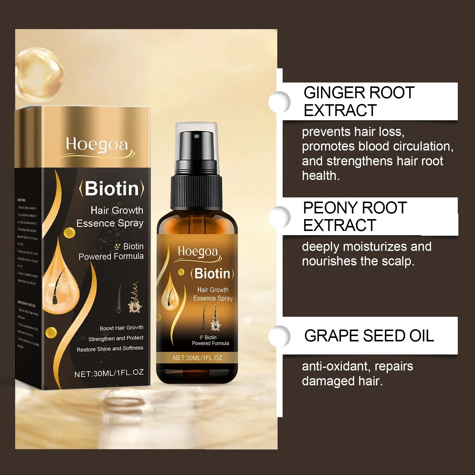 Ginger Hair Growth Magic for healthier-looking hair