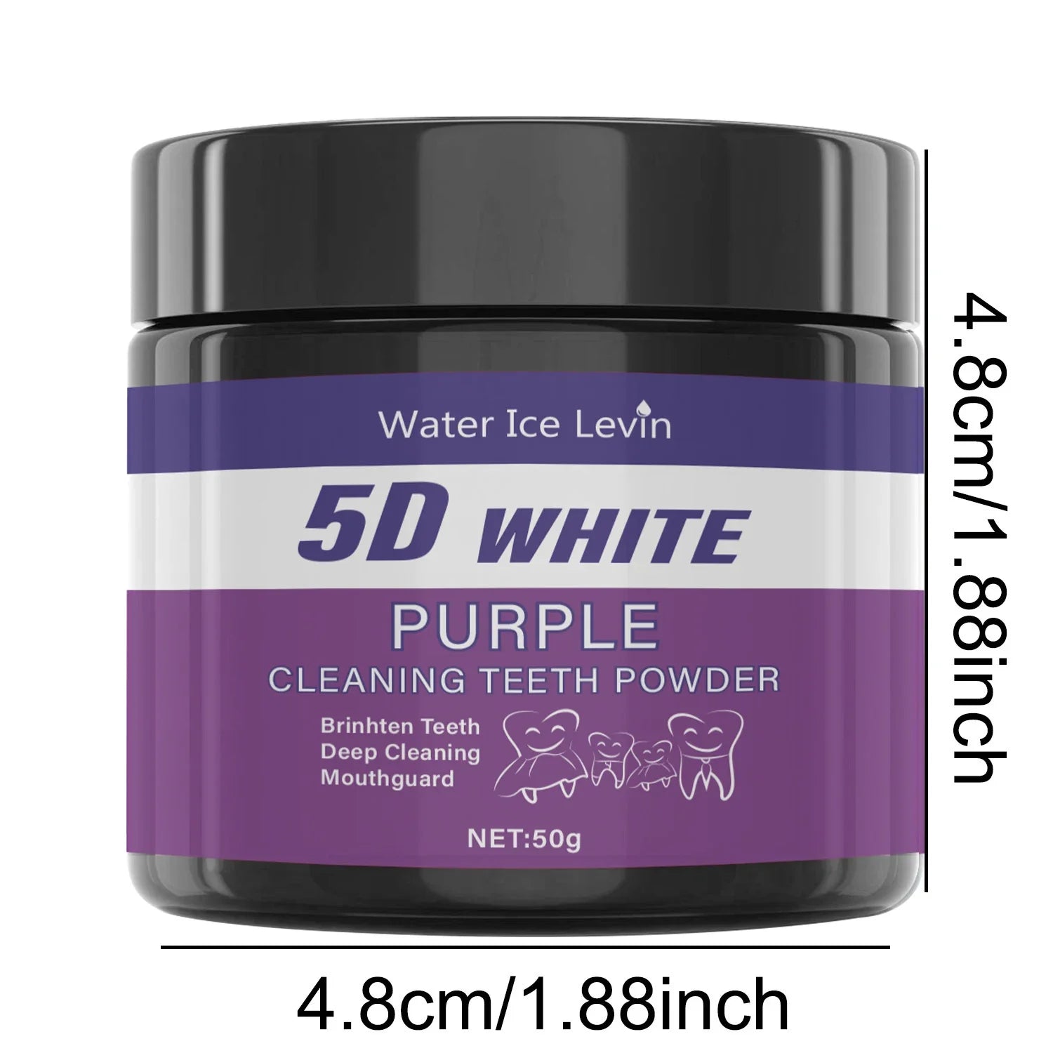 Purple Smile Tooth Powder for a fresh smile